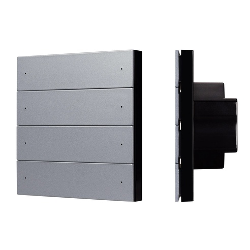 INTELLIGENT ARLIGHT Кнопочная панель SMART DALI-301-22-8K-D2-IN Grey (BUS, Frameless) (IARL, IP20 Пластик, 5 лет)