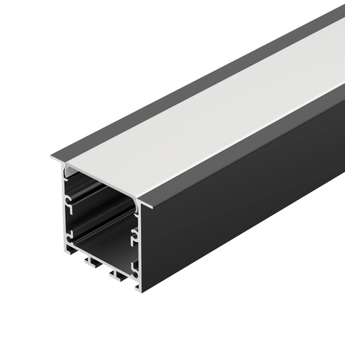 Профиль LINIA49-F-M-3000 BLACK (Arlight, Алюминий)
