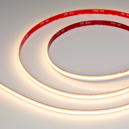 Лента светодиодная COB-X480-10mm 24V Warm2700 (10 W/m, IP20, 5m, FreeCut) (Arlight, Свободная резка)