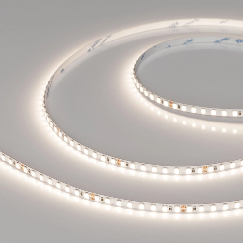 Лента светодиодная RT-A160-5mm 24V Day4000 (15 W/m, IP20, 2835, 5m) (Arlight, Открытый)