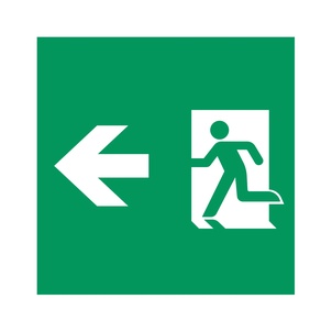Пиктограмма EMGP-MARK-MA-LEFT-FLAG (Человек, Влево) (Arlight, Пластик)