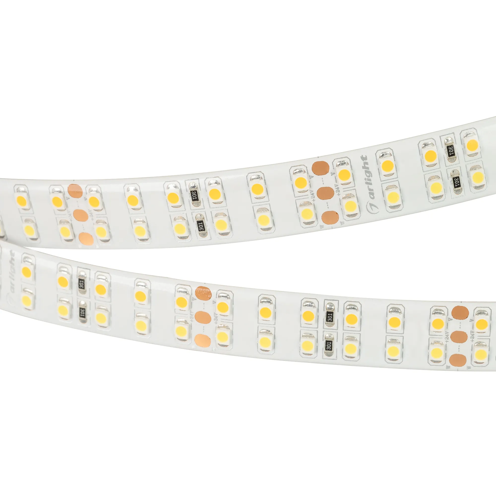Лента светодиодная RTW 2-5000SE 24V White-MIX 2x2 (3528, 1200 LED, LUX) (Arlight, 19.2 Вт/м, IP65) - изображение товара