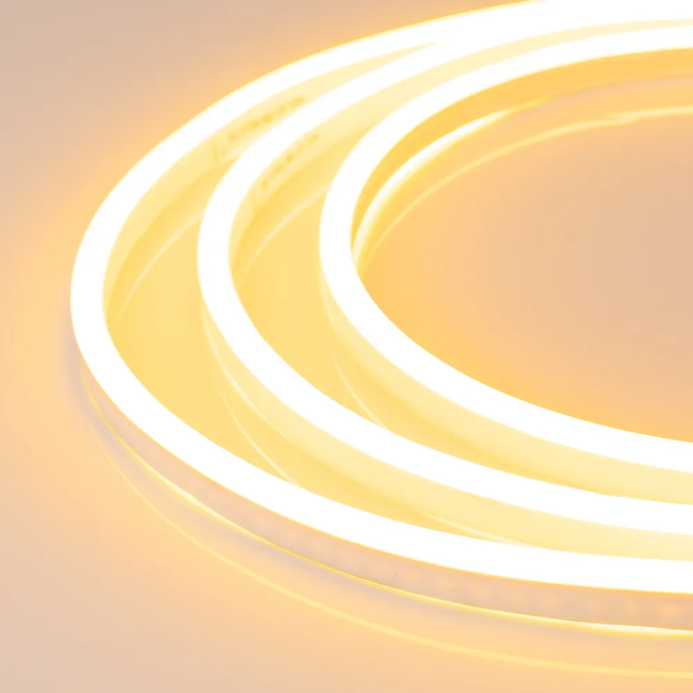 Гибкий неон ARL-NEON-1608YH-SIDE 24V Yellow (Arlight, 6 Вт/м, IP65) - изображение товара