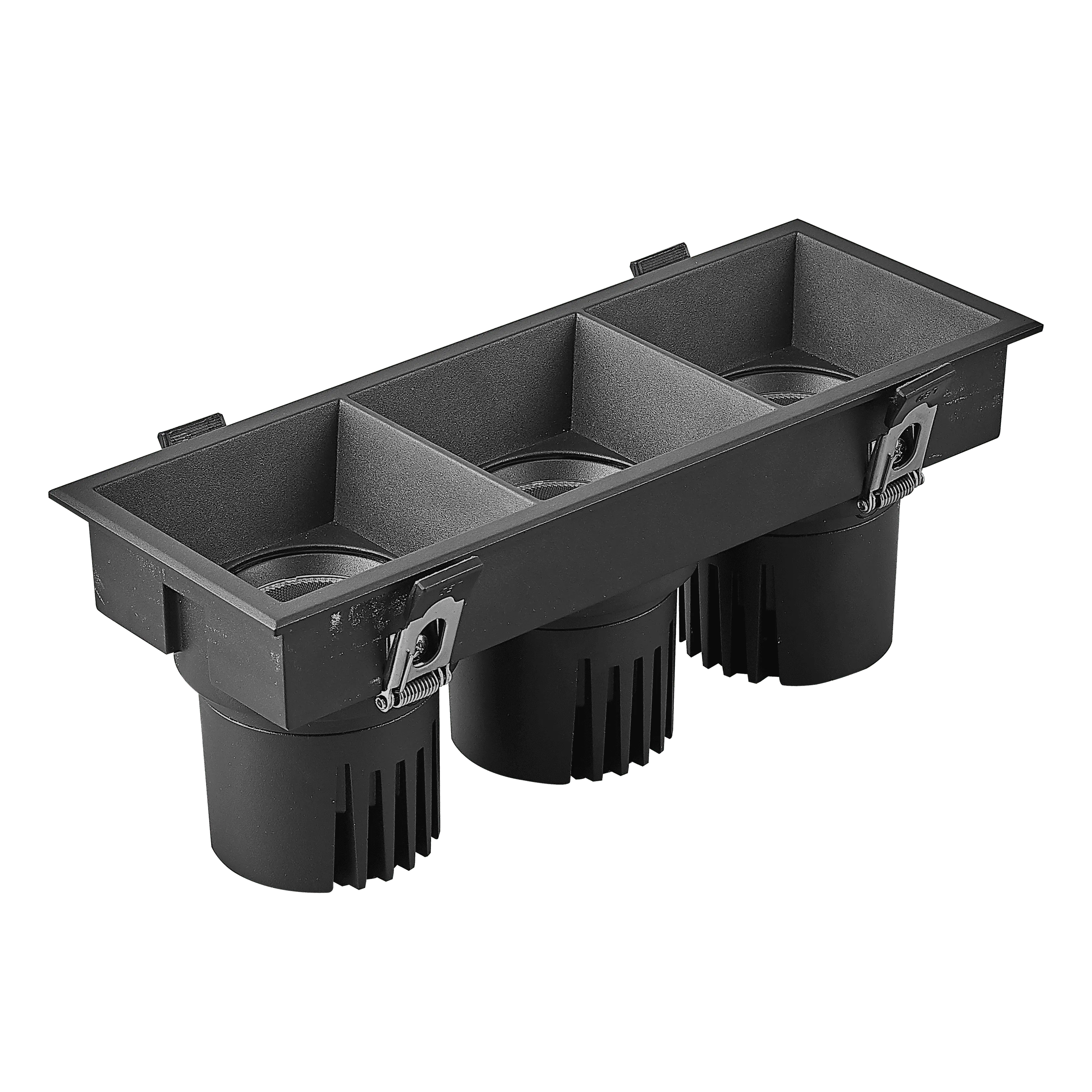 Светильник MS-FLOW-BUILT-S230x85-3x12W Day4000 (BK, 55 deg, 230V) (Arlight, IP20 Металл, 5 лет)