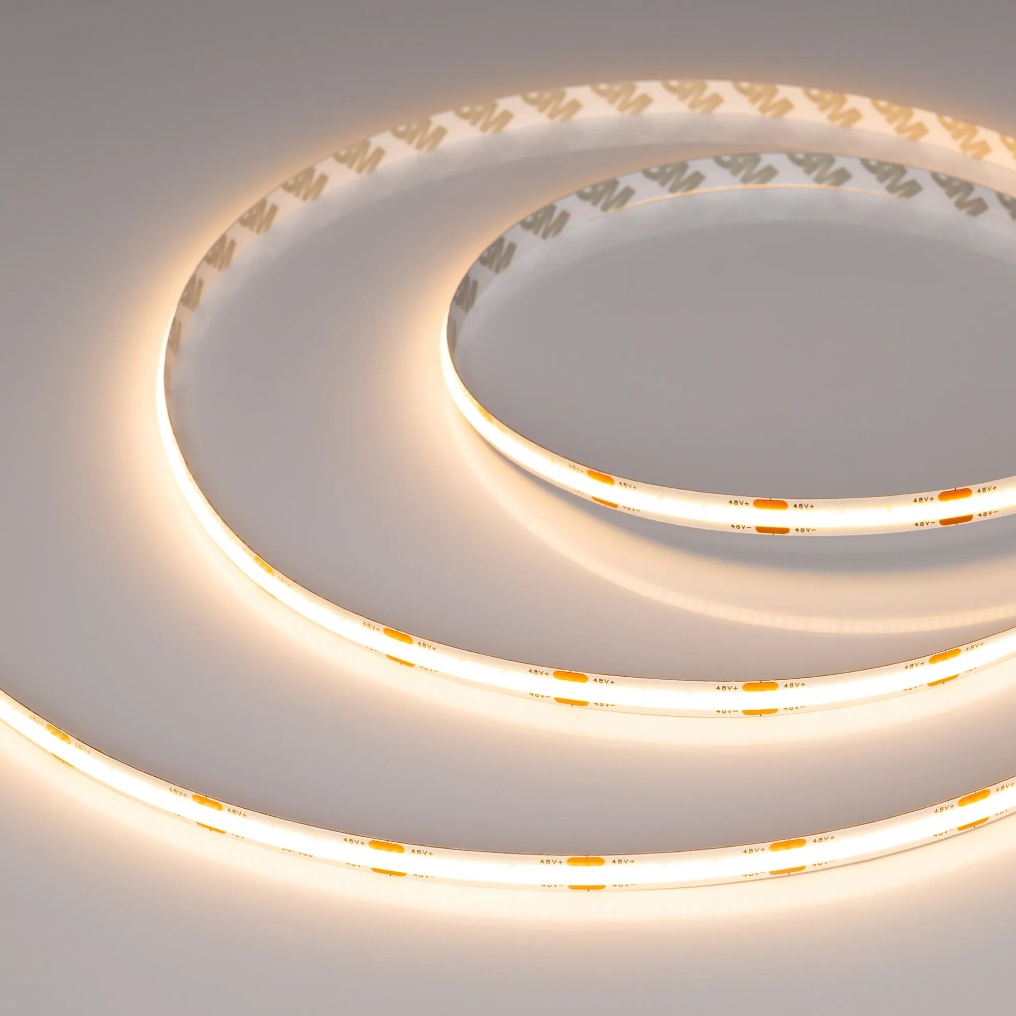 Лента светодиодная COB-X480-8mm 48V Warm2700 (10 W/m, IP20, 50m PRO REEL) (Arlight, -) - изображение товара