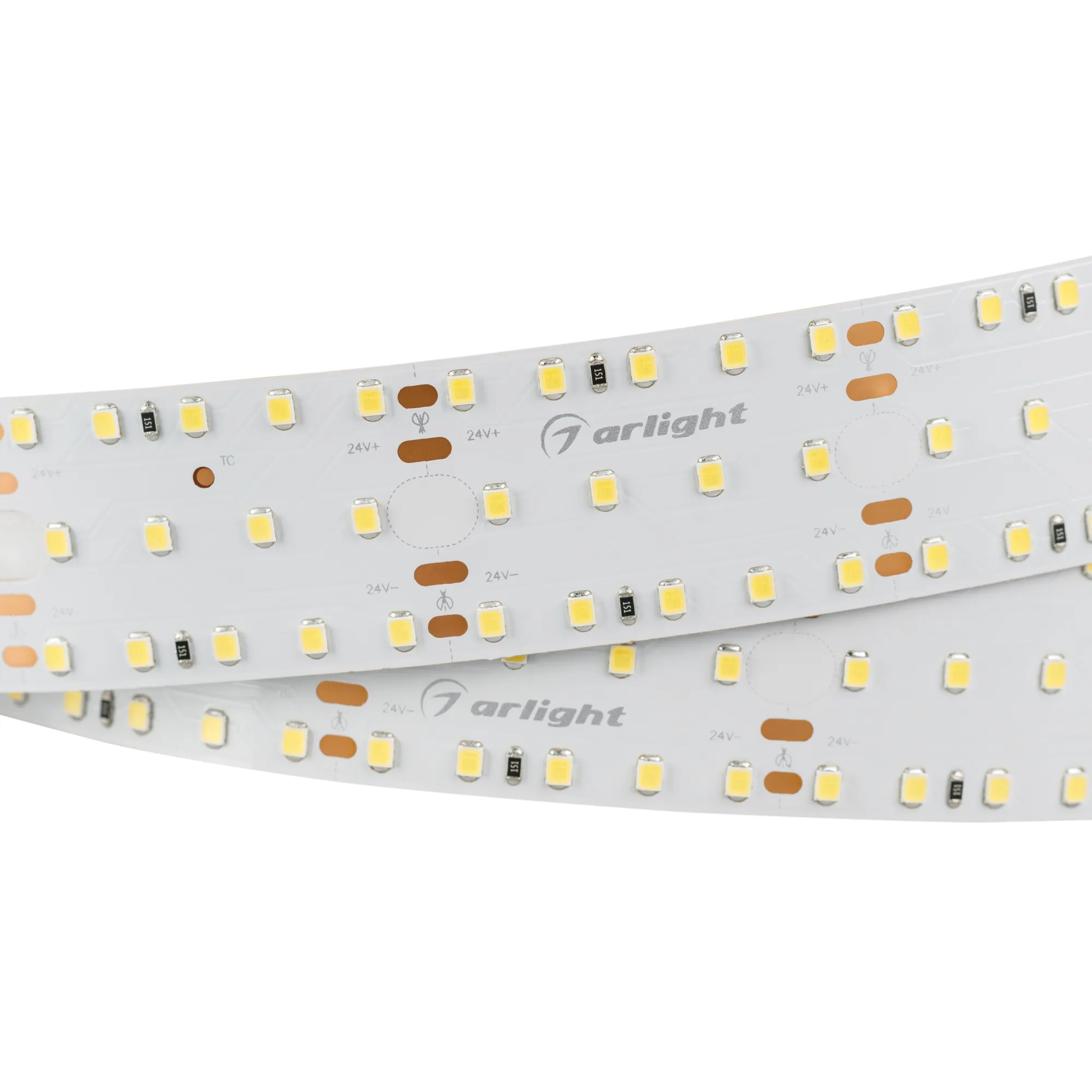 Лента светодиодная S2-2500 24V Day 4000K 34mm (2835, 280 LED/m, LUX) (Arlight, 25 Вт/м, IP20) - изображение товара