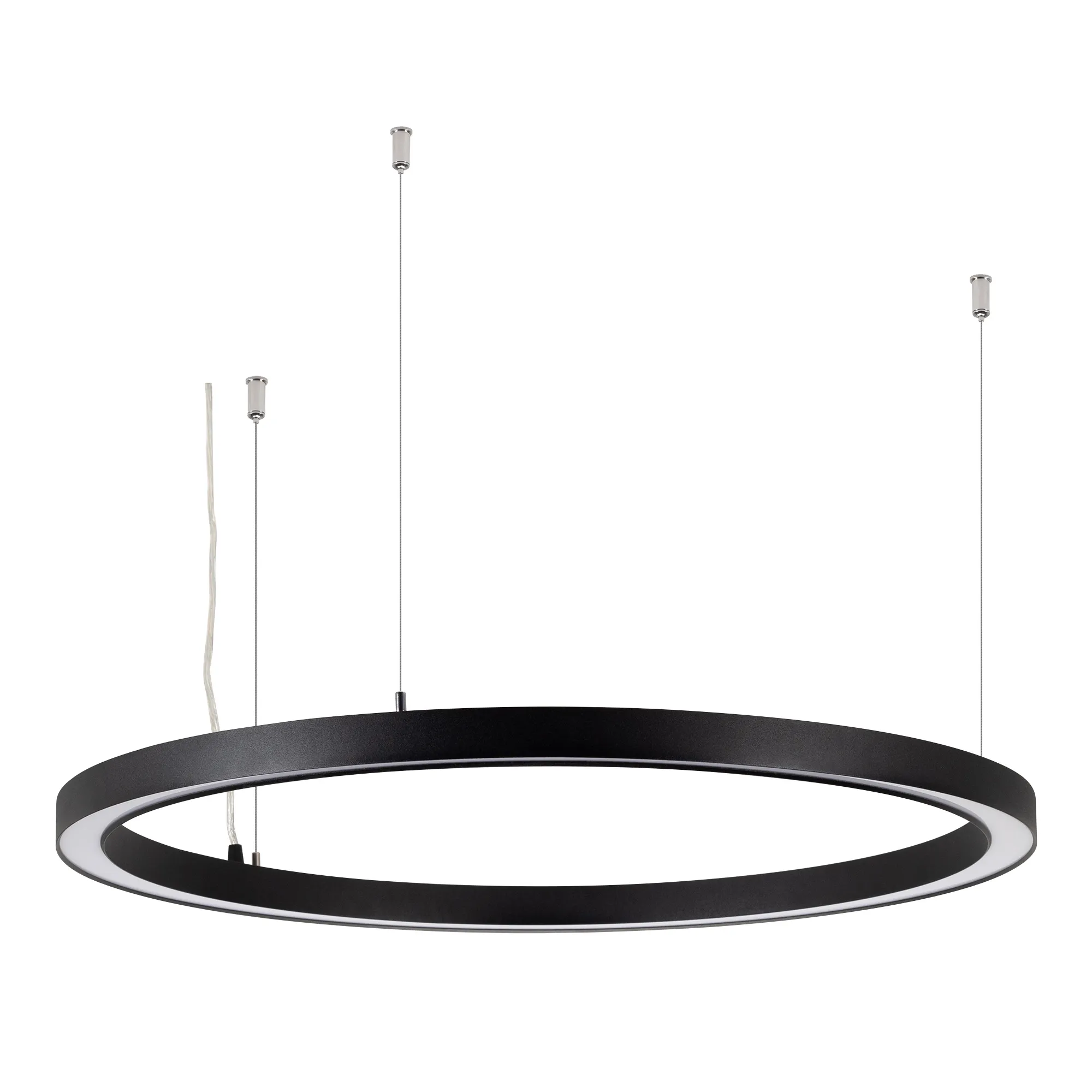 Светильник SP-CIRCLE-HANG-O3535-D800-45W Warm3000 (RAL9005, 120 deg, 230V) IP40 LED (Arlight, Алюминий) - изображение товара