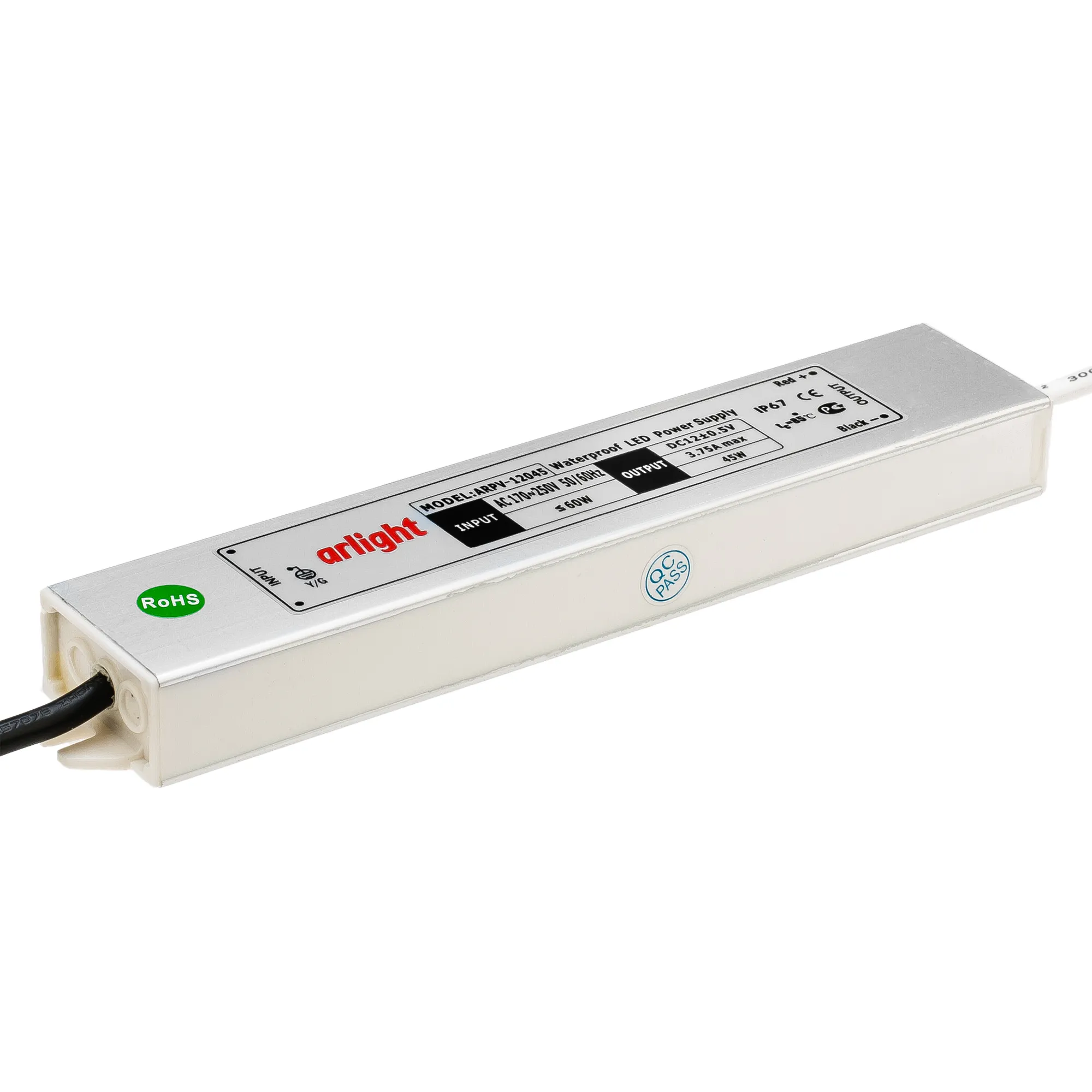 Блок питания ARPV-12045 (12V, 3.75A, 45W) (Arlight, Металл) - изображение товара