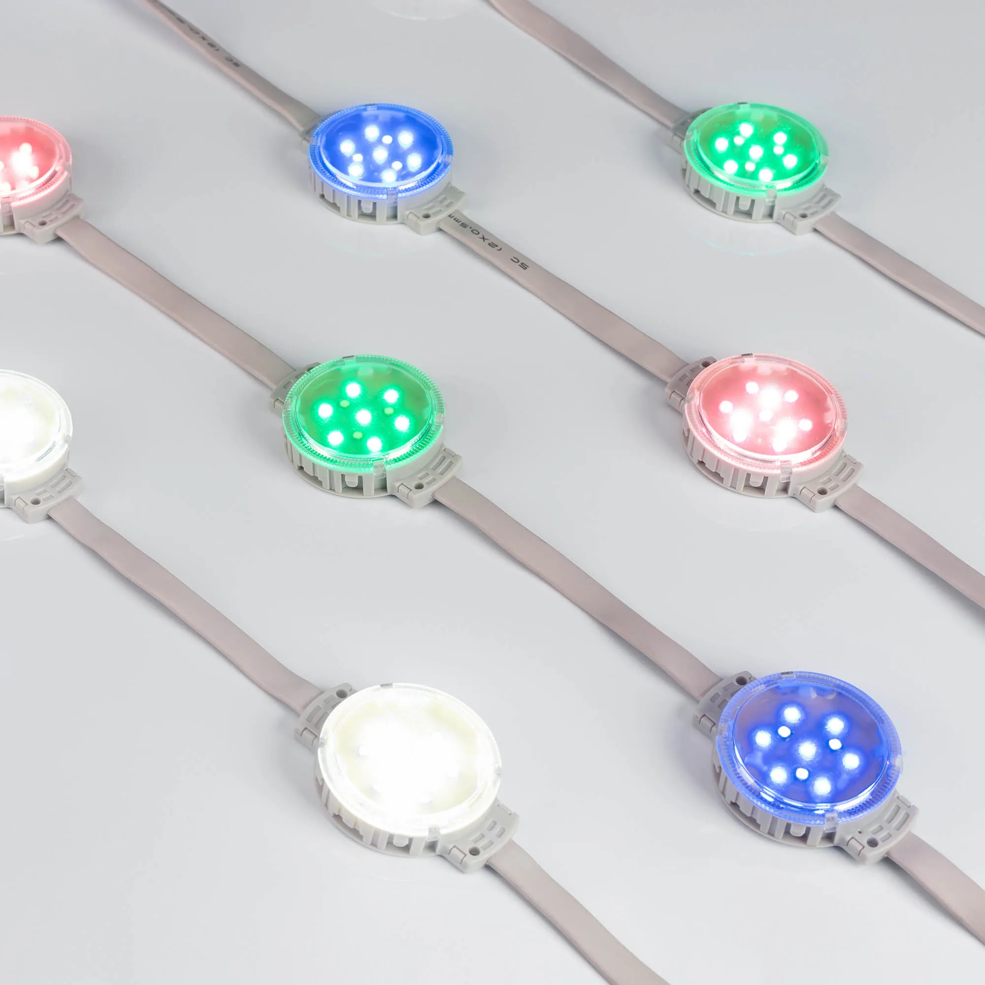 Модуль управляемый DMX-F10-D50 24V RGBW-Day (2W, IP68, 120 deg) (Arlight, Пластик, 3 года) - изображение товара